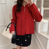 Women Knitted Cardigan Loose