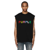 Purple Brand Tank T Shirts Sleeveless T-shirt Vest