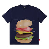 Men T-Shirt Retro Loose Bottoming Shirt