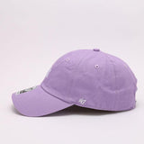 Dodgers and Yankees Baseball Cap 47brand Baseball Cap Female Summer Pink Purple Embroidered NY Peaked Cap