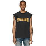 Purple Brand Distressed Tank T Shirts Distressed Sleeveless T-shirt Vest