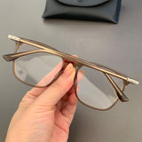 CHH Chrome Hearts Glasses Square Ultra Light Pure Titanium Myopia Glasses Frame