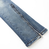 Men Jeans Zipper Slit Retro Loose All-Match