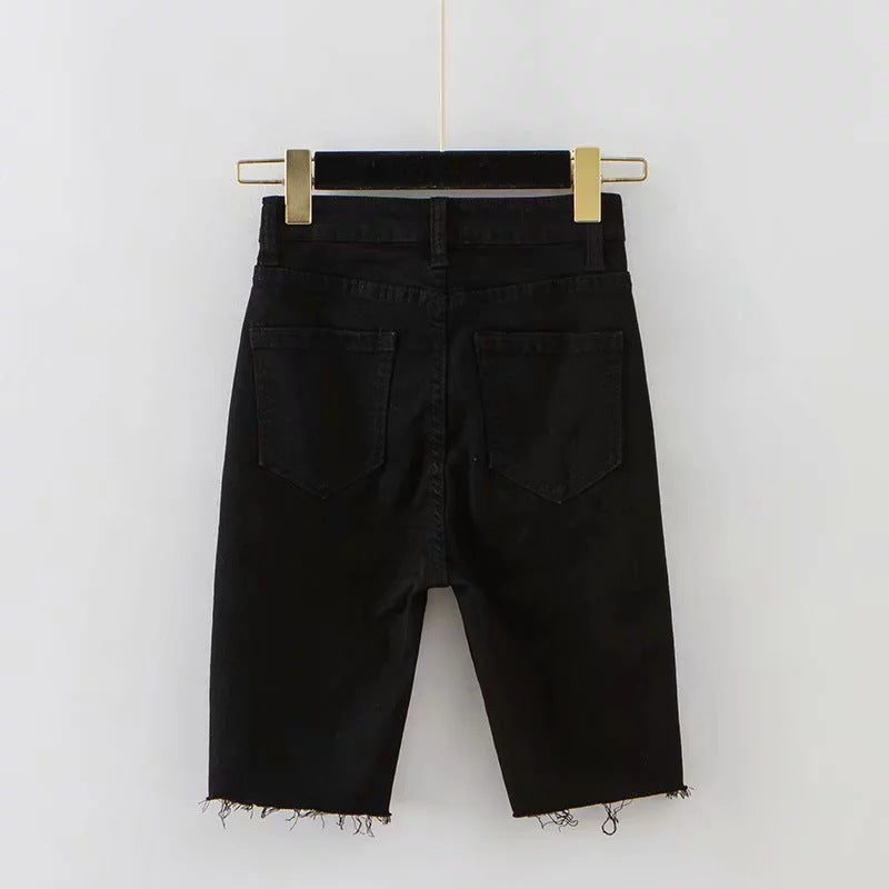 Women Jeans Fashion Slim Stretch Slimming Shorts
