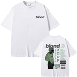 Rapper Frank Double Sided Print T Shirt Rap Men's Blond