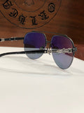Chrome Hearts Sunglasses Light Luxury Fashion Exquisite Half Frame Sunglasses
