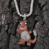 Jewelry Cartoon Dragon Pendant Copper Micro Zircon Animal Pokémon Spectrum