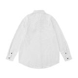 Men Long Sleeved T Shirt Thin Striped Long Sleeve Shirt Boys Ruan Handsome Loose Casual Outerwear Spring and Autumn
