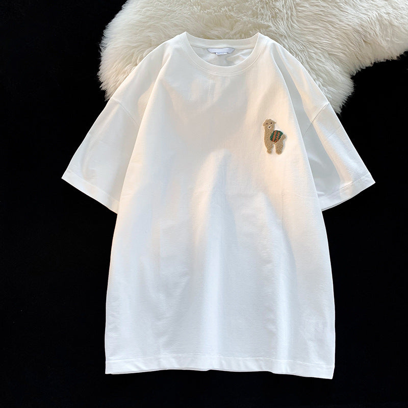 Men T Shirt Summer Simple Leisure Loose