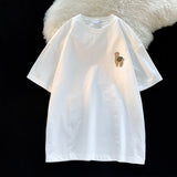 Men T Shirt Summer Simple Leisure Loose