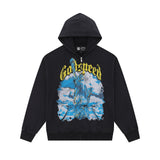 Godspeed Hoodie Autumn GOD Skull Letter Print Zip Hooded Sweater