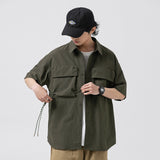 Unisex Shirt Retro Loose Casual Vintage