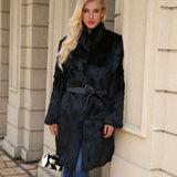Women Fur Jacket Fashion Plush Warm Jacket