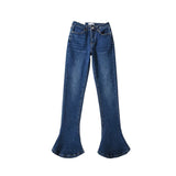 Women Jeans Slim Fit Slimming Bell-Bottom Pants