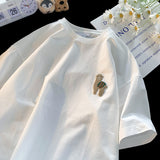 Men T Shirt Summer Simple Leisure Loose