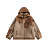 Unisex Coat Youth University Style Lamb Wool Coat Winter