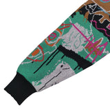 GUILTYPARTIES TIGER Sweater 23ssBASQUIAT V-neck knitted cardigan