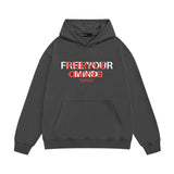 Purple Brand Hoodie Fashion Loose Hooded Sweater