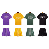 Denim Tears T Shirt Shorts Short Sleeve T-shirt Men and Women Sports Shorts Suit(Options need to be purchased separately)