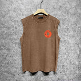 Purple Brand Distressed Tank T Shirts Distressed Sleeveless T-shirt Vest