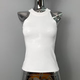 Women Vest Suspenders Knitted Sexy Vest Hot Girls