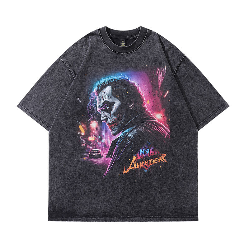 Men T-Shirt Cartoon Anime Print
