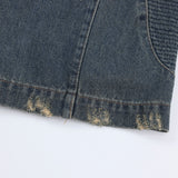 Men Jeans Ripped Leisure Loose All-Match