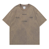 Men T-Shirt Old Loose Leisure All-Matching