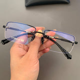 CHH Chrome Hearts Glasses Pure Titanium Square Frameless Business Myopia Glasses Frame