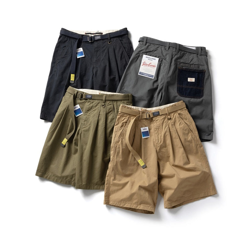 Unisex Shorts Retro Loose Stitching Tooling