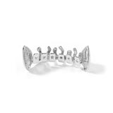 Grillz HIPHOP Gold Braces Real Gold Volcano Lava Braces Hip Hop Spectrum