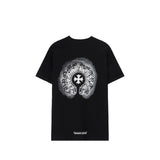 CHH Chrome Heart T Shirts Sanskrit cross logo short-sleeved men's T-shirt
