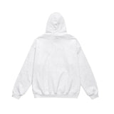 Men Fleece Lined Hoodie Hooded Sweater Loose Men's Clothing Ins Letter Embroidered Printed Pullover