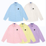Men Long Sleeved T Shirt I Minimalist Long Sleeve Shirt Boys Spring and Autumn Japanese Style Loose Casual Polo Collar Shirt