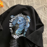 Men T Shirt Summer Loose Oversize All-Matching