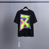 Ow T Shirts Graffiti Arrow Print Men and Women