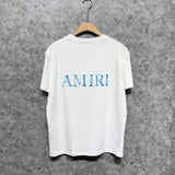 Amiri T Shirt Color Printed Casual round Neck Short Sleeve T-shirt