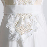 Bohemian Dress French Sleeveless Slimming Elegant Embroidery