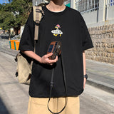 Men T Shirt Summer Loose All-Matching