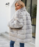 Women Fur Jacket Casual Fashion Plush Coat