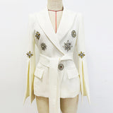 Women Haute Couture Skirt Ladies Fashion Beads Rhinestones