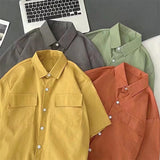 Men's Shirt Summer Loose Cargo