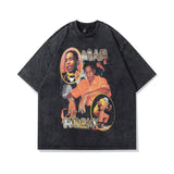 Men T-Shirt Rodman Print Distressed