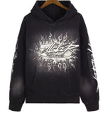 HS Hoodie & Sweatpants 2 Piece Set Vintage Distressed