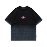 Men T-Shirt Retro Gradient Oversize