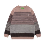 Women Sweater Retro College Style Soft Knitted Top Versatile