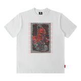 Men T-Shirt Cartoon Creative Printing Loose