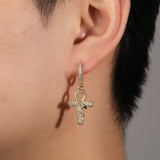 Earrings Zircon Ankh Earrings Ankh Crosses Egypt Pieces