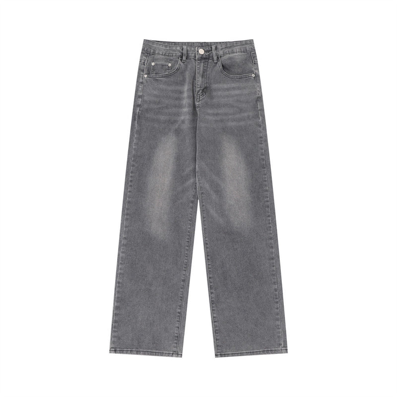 Men Jeans Loose Old All-Matching