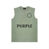 Purple Brand Tank T Shirts Sleeveless T-shirt Vest